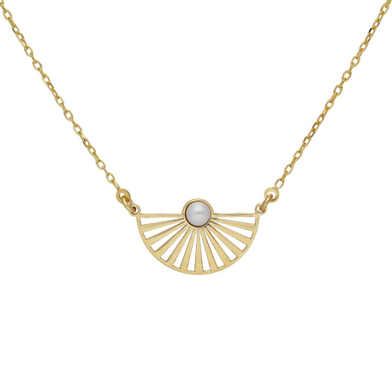 COLAR PRATA CIRCULO PÉROLA PEROLA GYPSY A4262-00DG