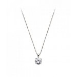 COLAR PRATA CLASSY SOLITAIRE II UK.CL.1202.0001