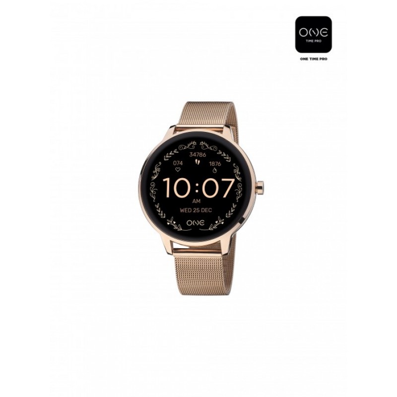 SMARTWATCH QUEENCALL ROSEGOLD MESH OSW0027RM32D