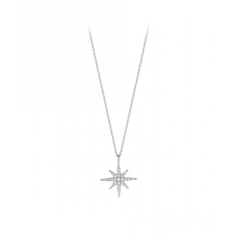 COLAR PRATA GLOW STAR I UK.CL.1204.0076
