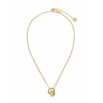 COLAR AÇO SENHORA LUMINOUS CIRCLE GOLD OJLN02G