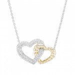 COLAR PRATA CLASSY  CHIC BOLD HEART UK.CL.1205.0055