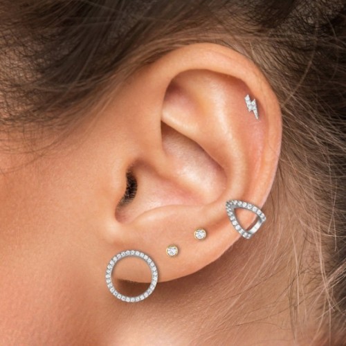 BRINCOS PRATA GLOW CIRCLE UK.BR.1204.0042