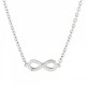 COLAR PRATA MEANINGFUL INFINITE UK.CL.1204.0033