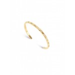 ESCRAVA AÇO SENHORA DAZZLE GOLD CRYSTAL OJBA14G