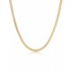 COLAR AÇO SENHORA MECKMESS CHARMING GOLD OJNN26G