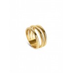 ANEL AÇO SENHORA LUMINOUS TRIPLE GOLD OJLR02G