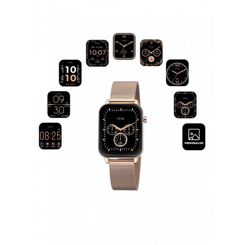 SMARTWATCH MAGICCALL ROSE GOLD MESH OSW9626RM41L