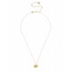 COLAR AÇO SENHORA NECKMESS HEART BIG GOLD OJNN27G