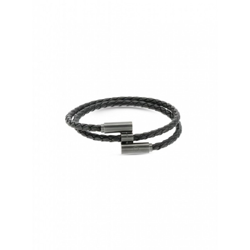 PULSEIRA AÇO MEN RUGED BLACK OAMB4212LP