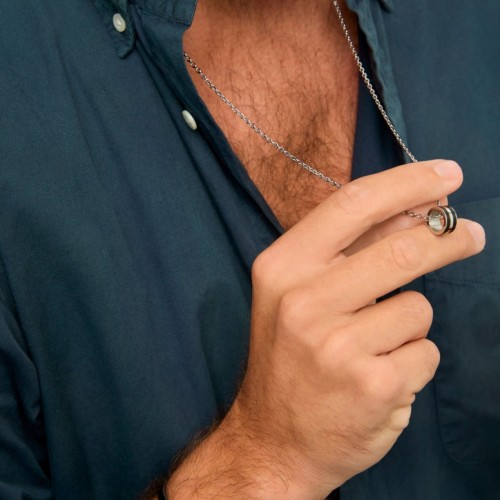 COLAR AÇO MEN ALLIANCE STEEL OAMN4204SS