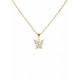 COLAR AÇO SENHORA BUTTERFLY CRYSTAL GOLD OJBN03G