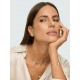 COLAR AÇO SENHORA BUTTERFLY CRYSTAL GOLD OJBN03G