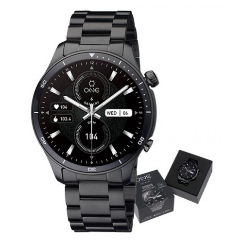 SMARTWATCH MEN ALPHACALL SILVER LINKS OSW0100BL41J