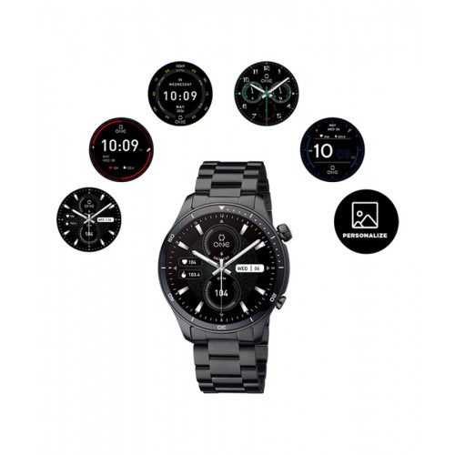 SMARTWATCH MEN ALPHACALL SILVER LINKS OSW0100BL41J