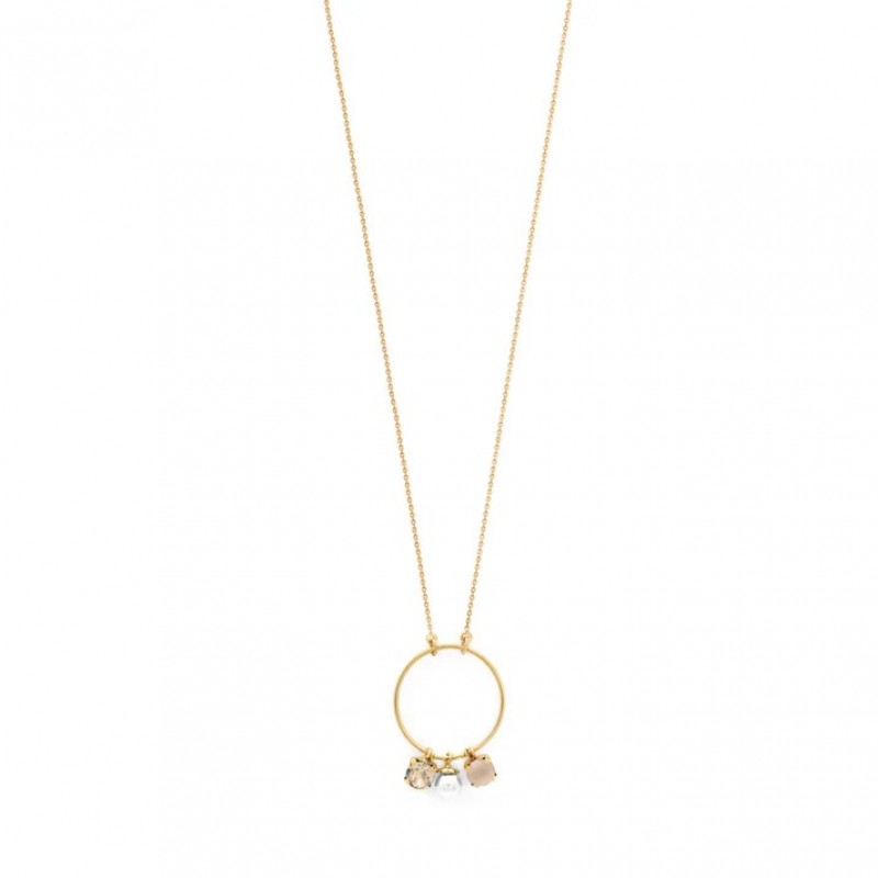 COLAR PRATA ARO FECHADO CHAMPANHE/PÉROLA OPACO 43408-78DG COLAR PRATA ARO FECHADO CHAMPANHE/PÉROLA OPACO 43408-78DG