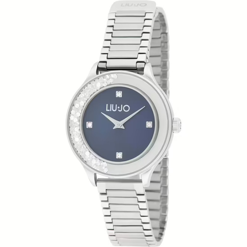 RELÓGIO DANCING SHINE SILVER BLU TLJ2342