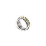 ANEL AÇO SENHORA DELIGHTFUL BICOLOR OJDFR01SG