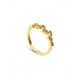 ANEL AÇO SENHORA OPHELIA CRYSTAL GOLD OJATR02D