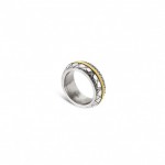 ANEL AÇO SENHORA DELIGHTFUL BICOLOR OJDFR01SG