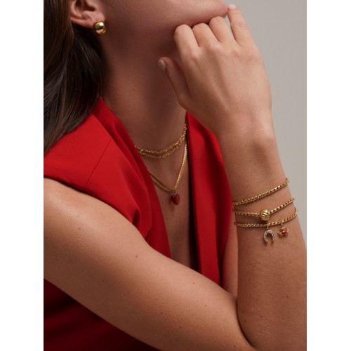 CHARME AÇO ENERGY AMULET GOLD OJEBC747