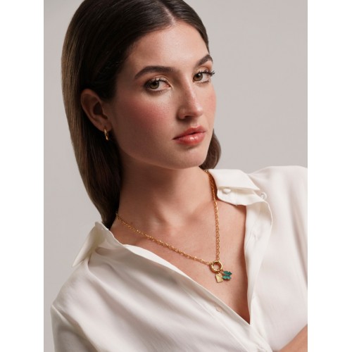 CHARME AÇO ENERGY BUTTERFLY GOLD OJEBC750