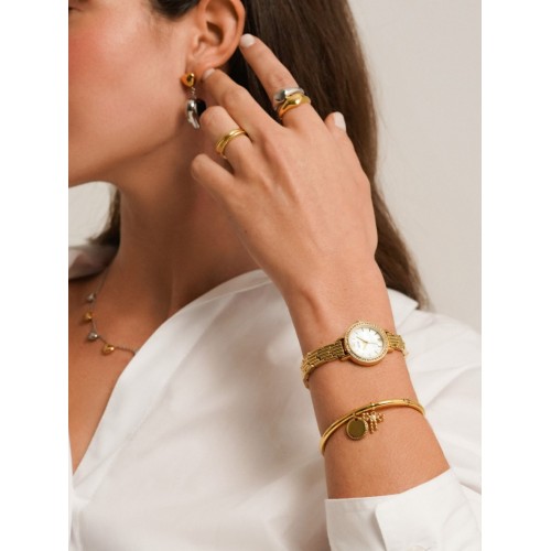 CHARME AÇO ENERGY ENGRAVE GOLD OJEBC751