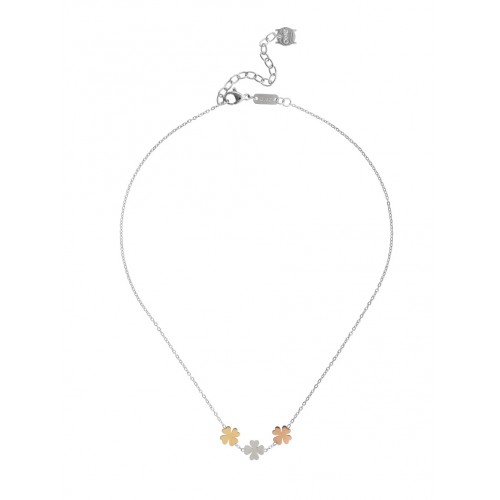 COLAR AÇO LUCKY FLOWER OJLFN023T