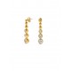 BRINCOS AÇO SENHORA INFINITY CRYSTAL GOLD OJIDE01G