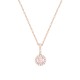COLAR PRATA LOVE IN ROSE SOLITAIRE UK.CL.1208.0001