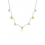 COLAR AÇO SENHORA CRAZY HEART EMBRACE BICOLOR OJCHN03T