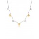 COLAR AÇO SENHORA CRAZY HEART EMBRACE BICOLOR OJCHN03T