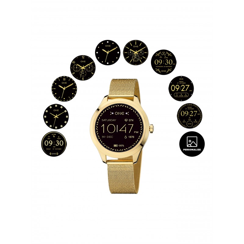 SMARTWATCH MINI GOLD MESH OSW0025GM51D