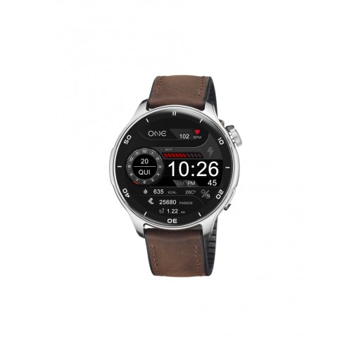 SMARTWATCH MEN EXPLORER GPS BROWN LEATHER OSW9822BP51L