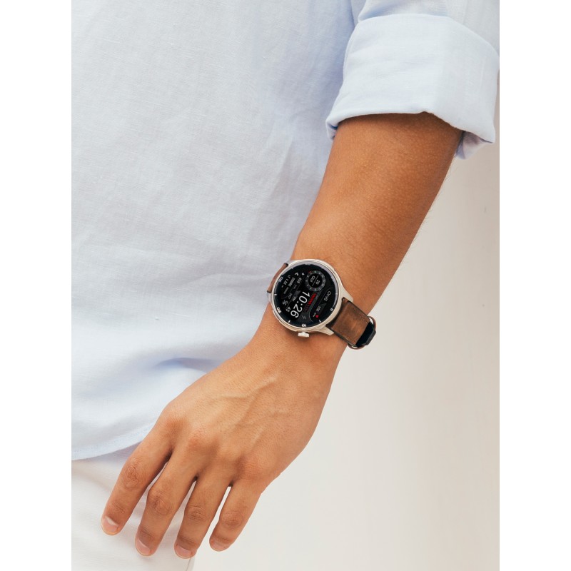 SMARTWATCH MEN EXPLORER GPS BROWN LEATHER OSW9822BP51L