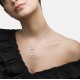 COLAR PRATA HEART MOTHER OF PEARL SILVER UK.CL.1204.0283