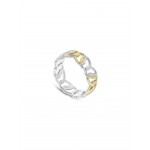 ANEL AÇO SENHORA BUTTERFLY BICOLOR OJBR02SG