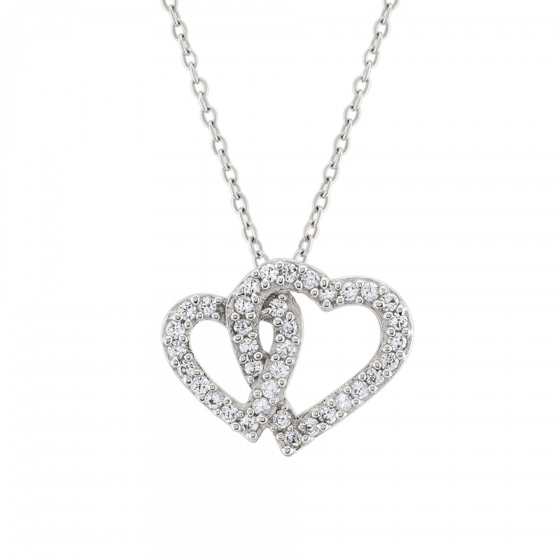 COLAR PRATA MEANINGFUL HEART UK.CL.1204.0016