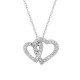 COLAR PRATA MEANINGFUL HEART UK.CL.1204.0016