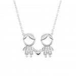 COLAR PRATA MEANINGFUL SILVER BOY & BOY UK.CL.1110.0008