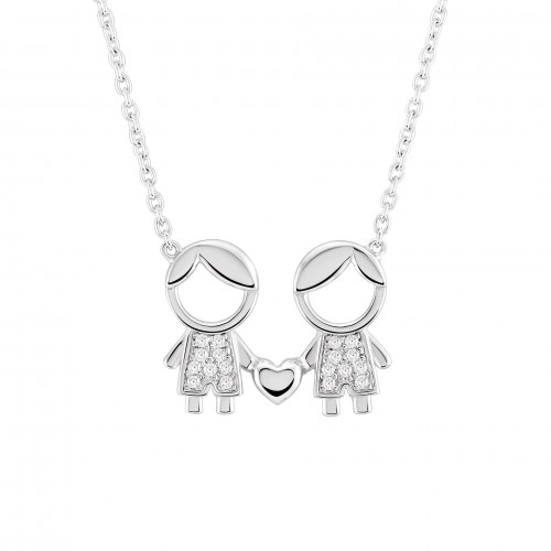 COLAR PRATA MEANINGFUL SILVER BOY & BOY UK.CL.1110.0008