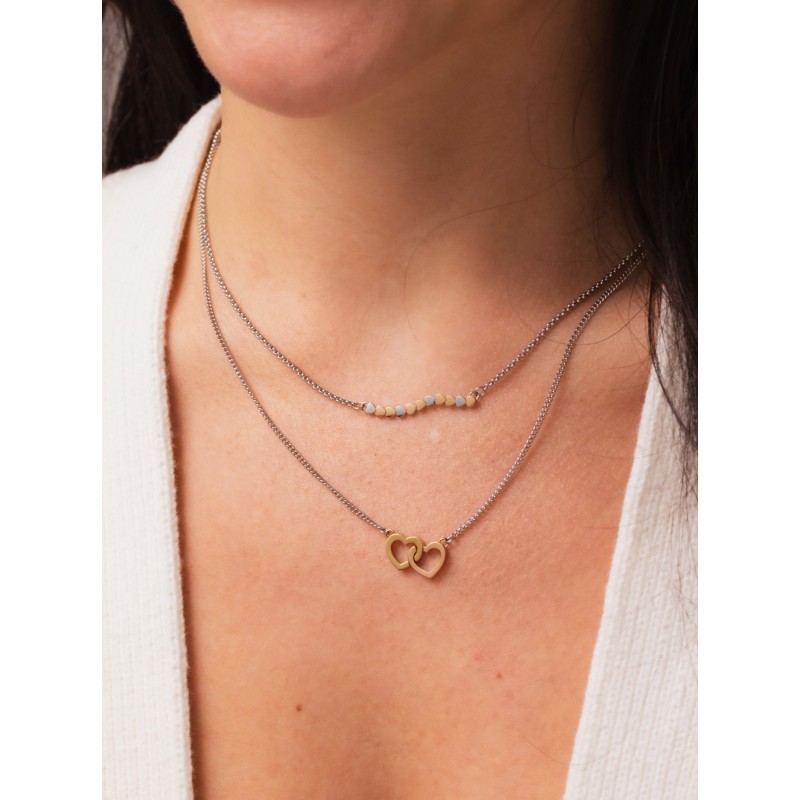 COLAR AÇO SENHORA CRAZY HEART UNITED OJCHN02T