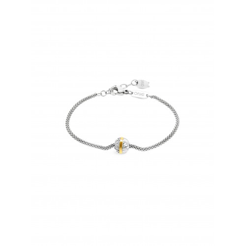 PULSEIRA AÇO SENHORA DELIGHTFUL BICOLOR OJDFB01SG