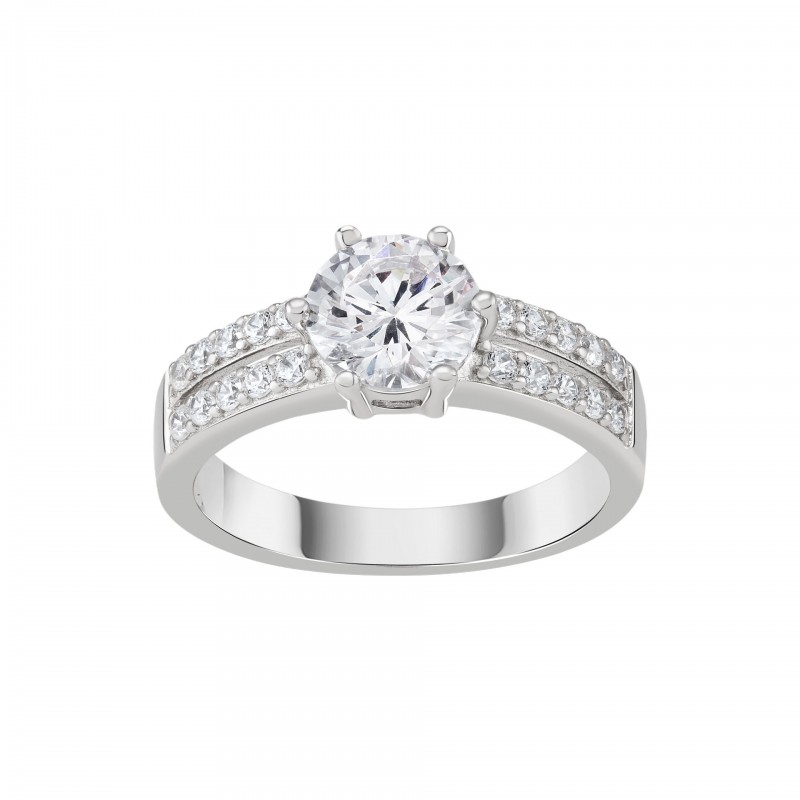ANEL PRATA CLASSY & CHIC SOLITAIRE I UK.AN.1204.0392