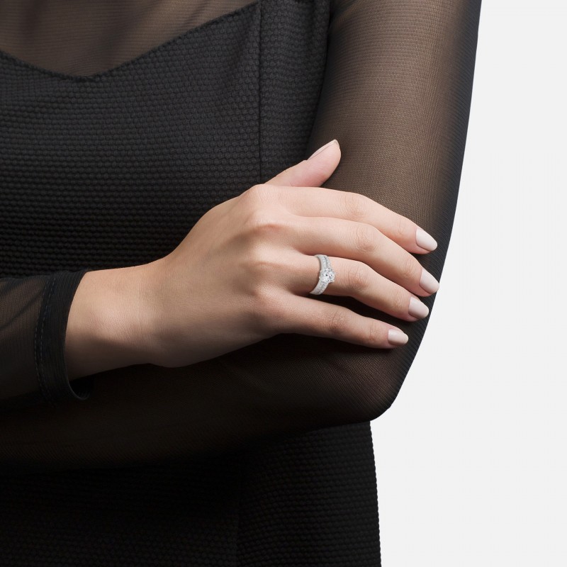 ANEL PRATA CLASSY & CHIC SOLITAIRE I UK.AN.1204.0392