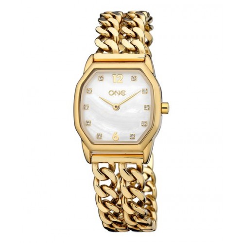 RELÓGIO SENHORA ADORE GOLD OL9774SG51L