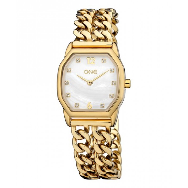 RELÓGIO SENHORA ADORE GOLD OL9774SG51L