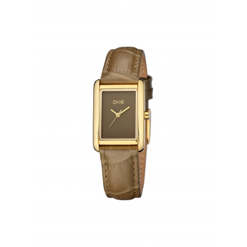RELÓGIO SENHORA GRACE BEIGE LEATHER OL4111CC61L