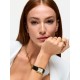 RELÓGIO SENHORA GRACE BLACK LEATHER OL4111SP61L