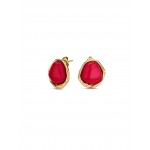 BRINCOS AÇO SENHORA RED FLAME OJRDE02G